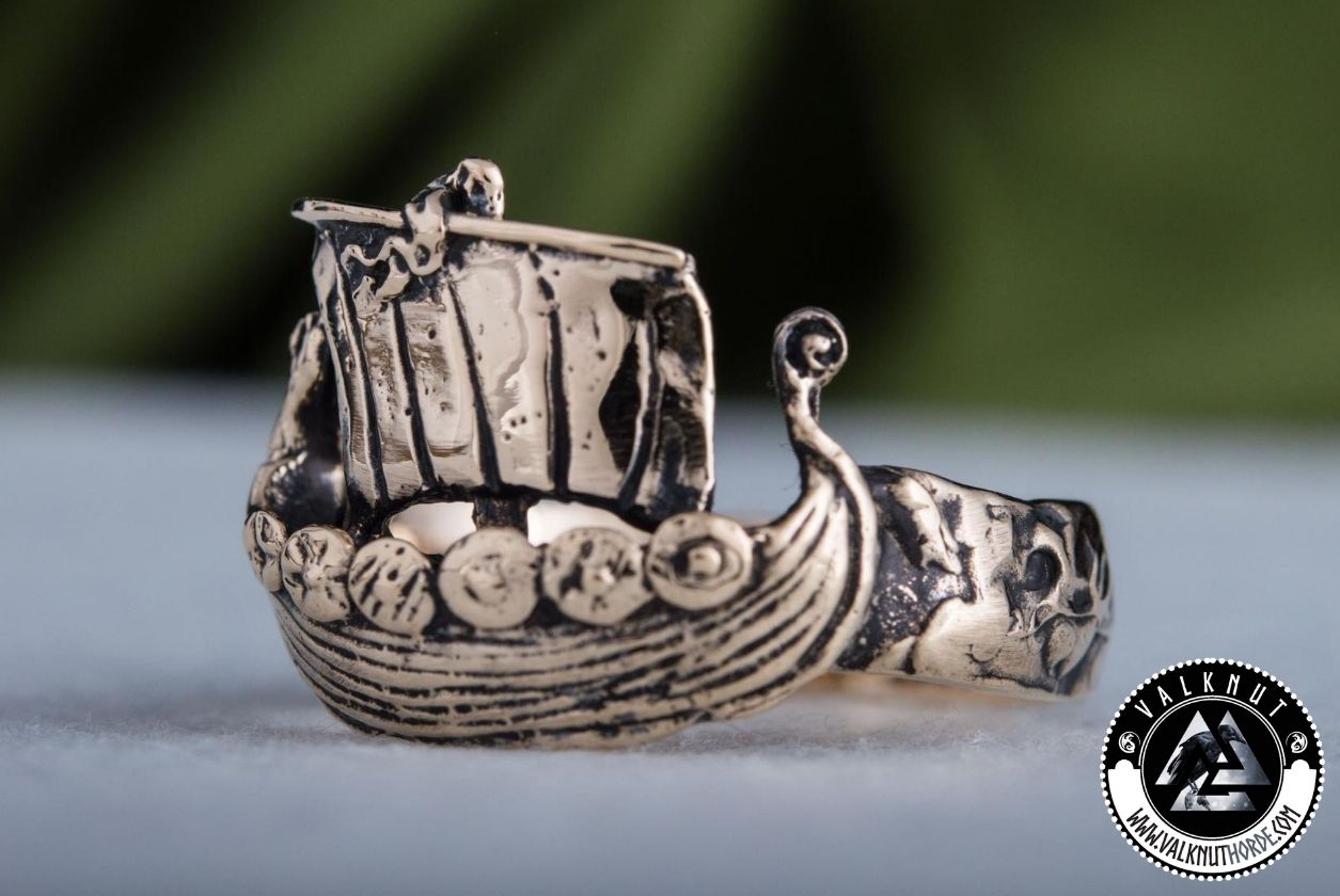Legendary Viking Longship Ring | Valknut Horde