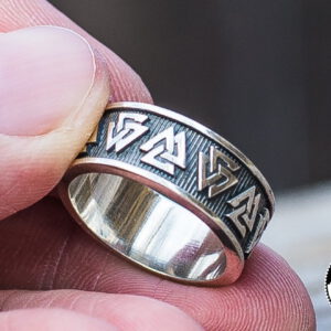 Odin's Knot Valknut Ring, 925 Sterling Silver. Unique Viking Jewelry by VALKNUT viking & Norse Fashion.