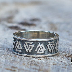 Our Valknut Ring for the modern-day viking. An exclusive creation from our modern-day Viking craftsmen.