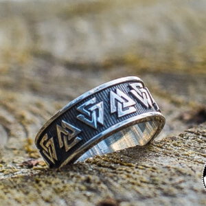 Odin's Knot Valknut Ring, 925 Sterling Silver. VALKNUT Viking & Norse Fashion.