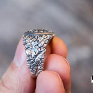 Black Sun Ring Sterling Silver | Valknut Horde