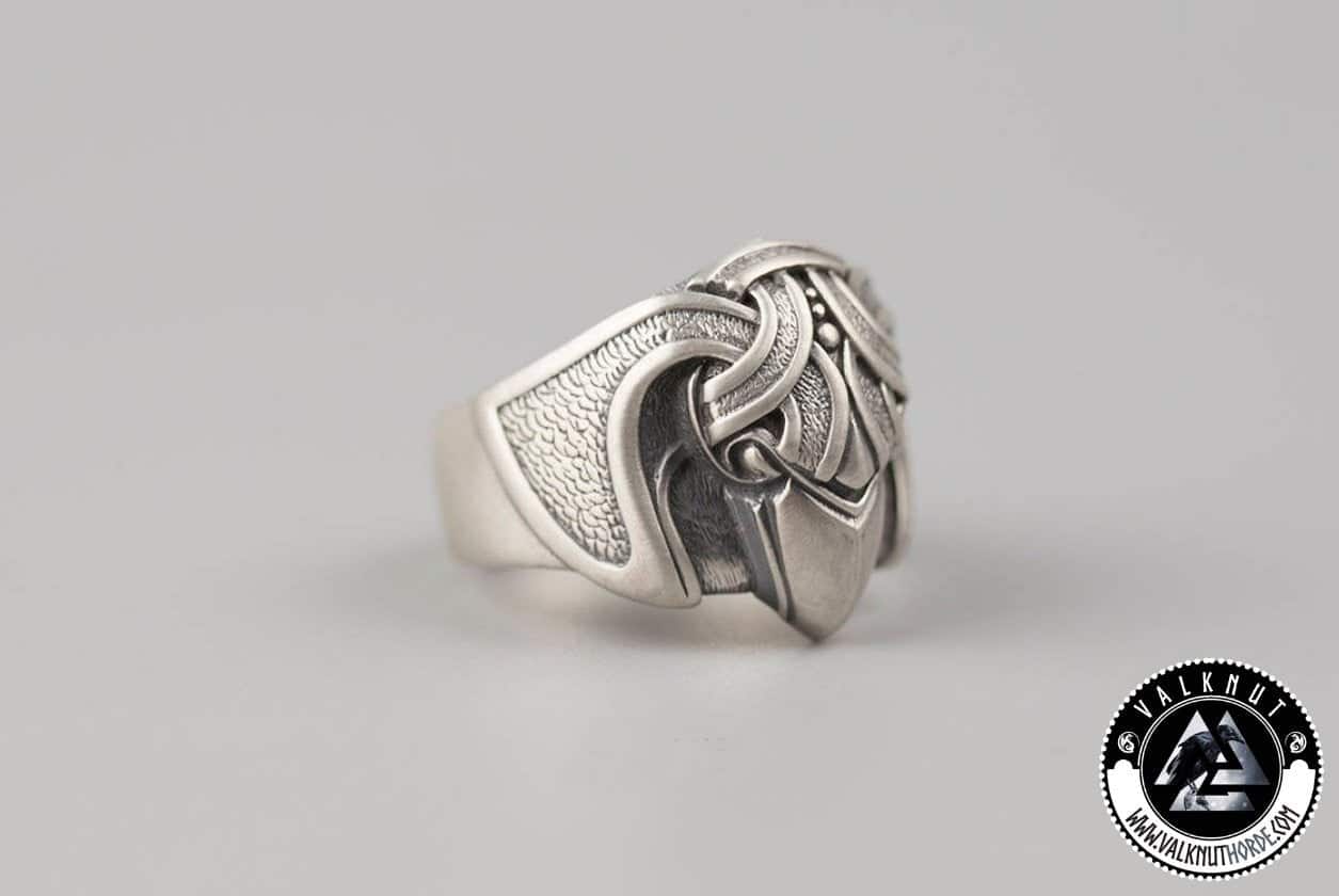 Odin's ravens Bronze Ring, Handmade