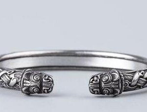 Four Eyed Dragon Viking Arm Ring