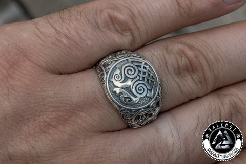 Viking Rings for Men Sleipnir Ring
