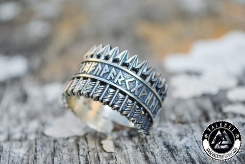 Viking Rings for Men Massive Arrows Ring
