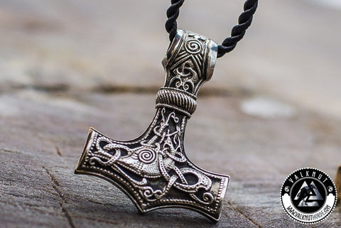 Norse Necklace Huge Thor's Hammer Mjölnir Pendant